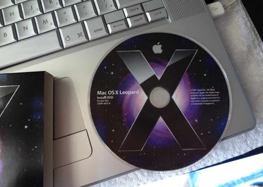 os x 10.5 leopard download for a imac with a new hard drive